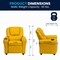 Flash Furniture Kids Recliner, 21-1/2" to 36-1/2" x 27", Upholstery Color: Yellow DG-ULT-KID-YEL-GG - alternate 8